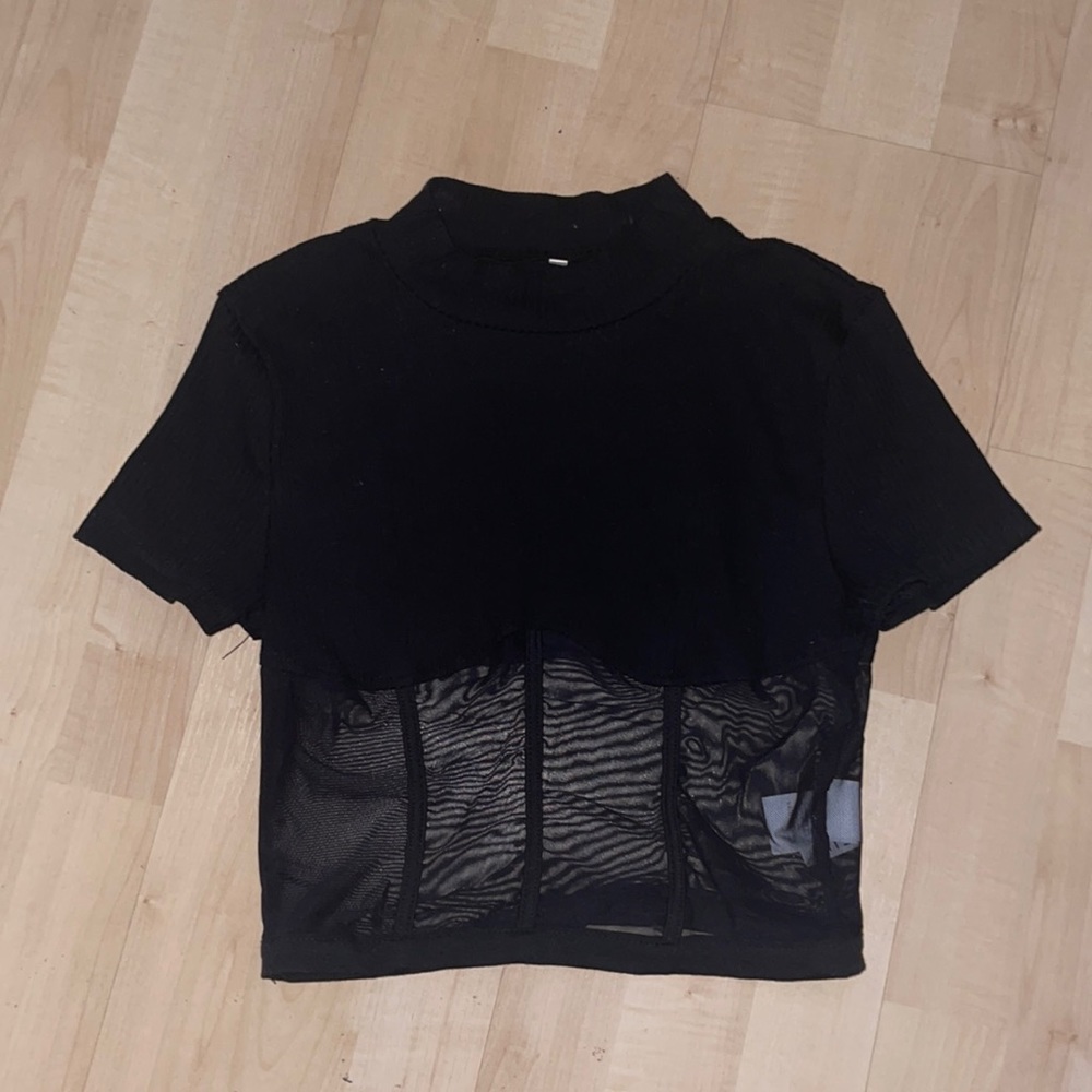 Black Crop Top
